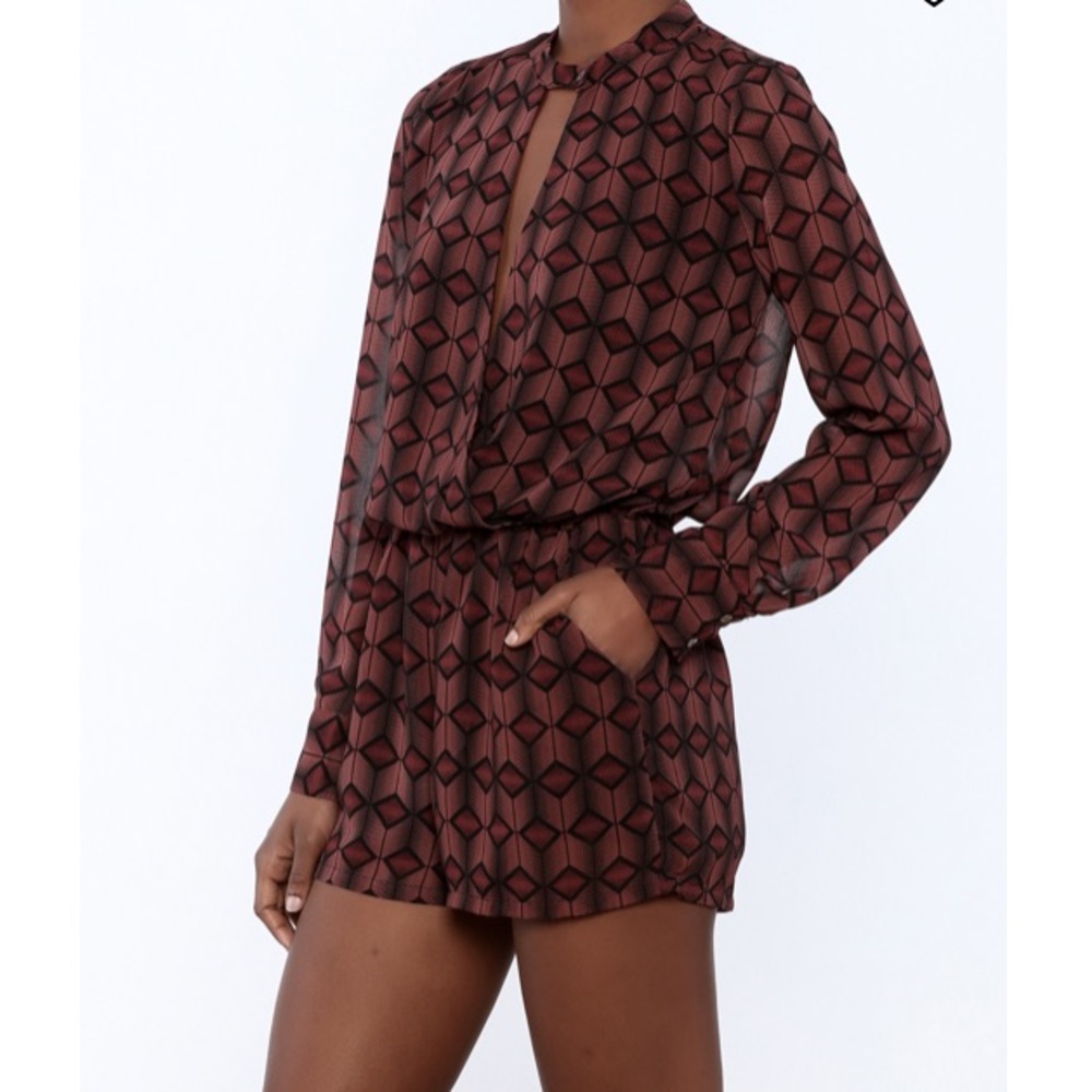 Olivaceous retro romper